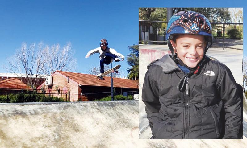 Menino de 08 anos é o mais novo no mundo a fazer a manobra 900 em pista de skate de Campo Largo