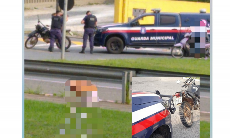 CIOSP detecta motocicleta roubada entrando na cidade