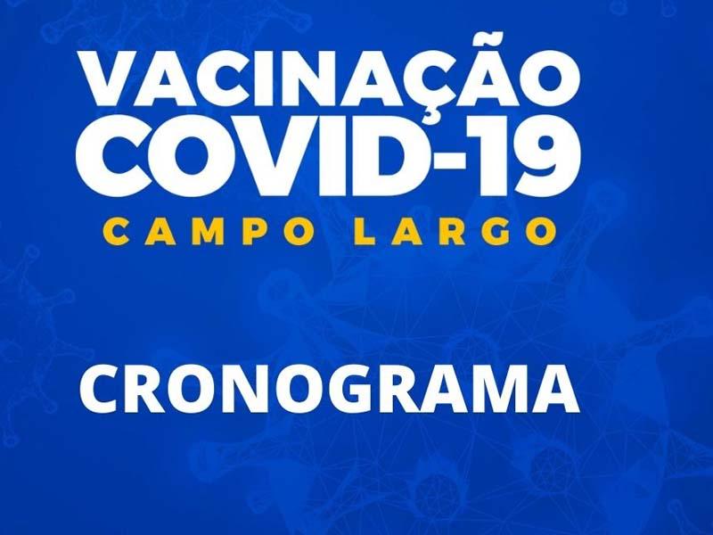 Campo Largo inicia a vacinação das crianças de 5 a 11 anos e segue com a vacinação adulto