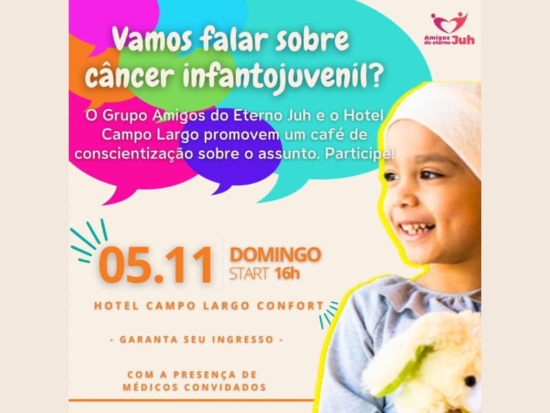 Amigos do Eterno Juh promove evento de conscientização do câncer infanto-juvenil com presença de médicos especialistas 