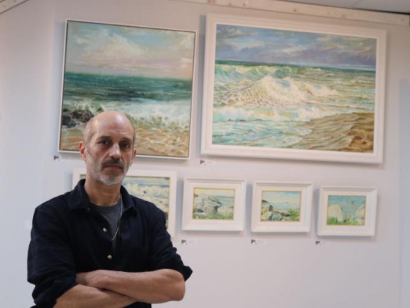 Artista Pierre Felice está com nova exposição na Casa da Cultura