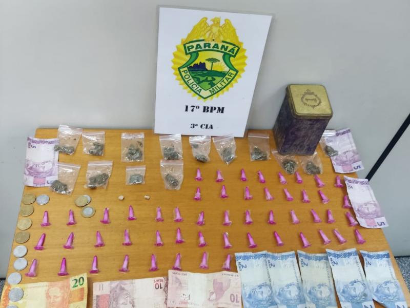 Polícia Militar prende indivíduo por tráfico de drogas no Distrito da Ferraria 