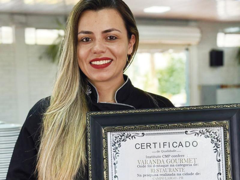 Varanda Gourmet recebe certificado de Melhores do Ano de 2023