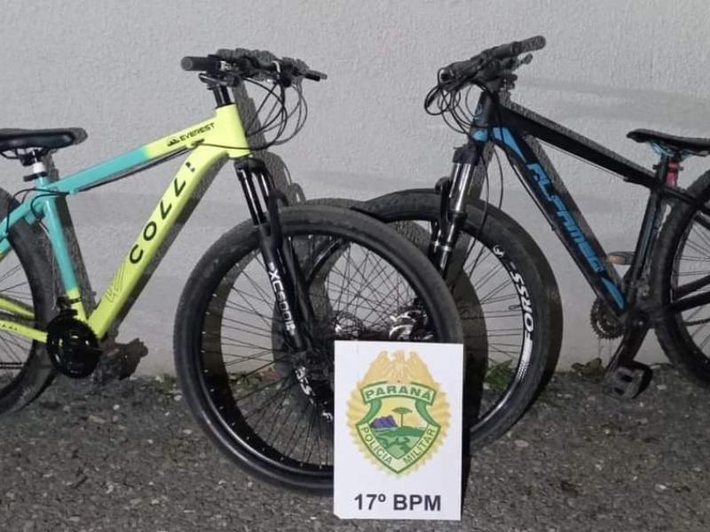 PM de Campo Largo recupera bicicleta furtada e prende indivíduo por receptação no bairro Cristo Rei