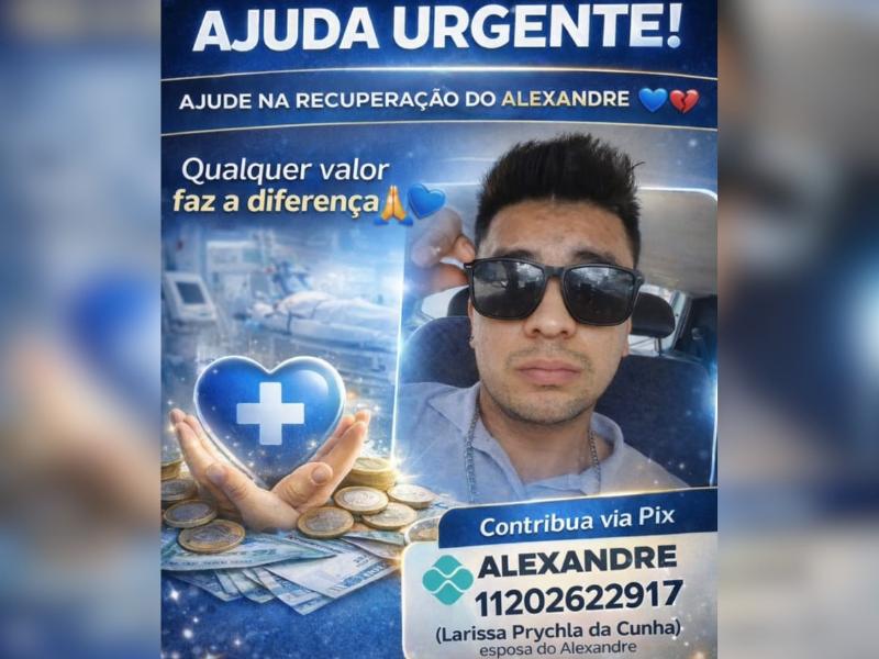 Motoboys se unem em campanha para ajudar colega vítima de acidente em Campo Largo