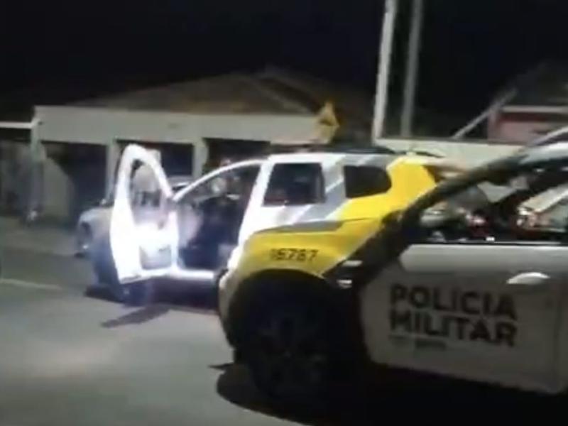 Homem e mulher ficam feridos por arma branca em Campo Largo 