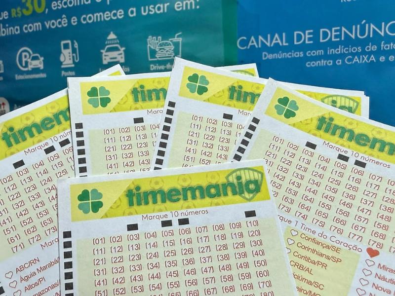 Morador de Campo Largo acerta seis números na Timemania e fatura mais de R$ 90 mil