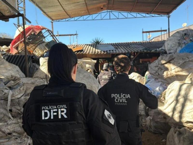 Campo Largo registra prisão durante operação que apreendeu 18 toneladas de fios furtados no Paraná
