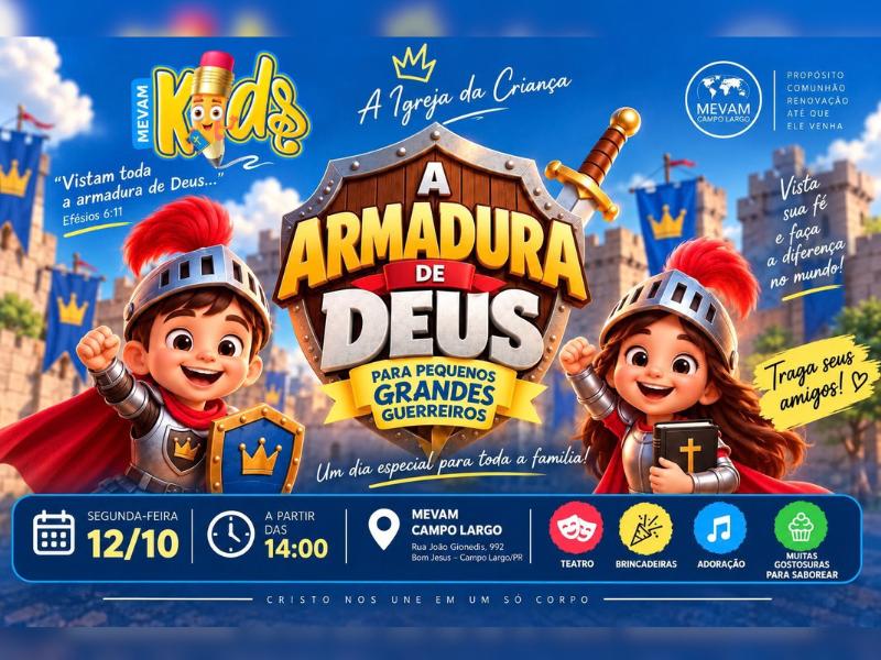 Mevam Campo Largo promove programação especial para crianças e interessados podem contribuir 