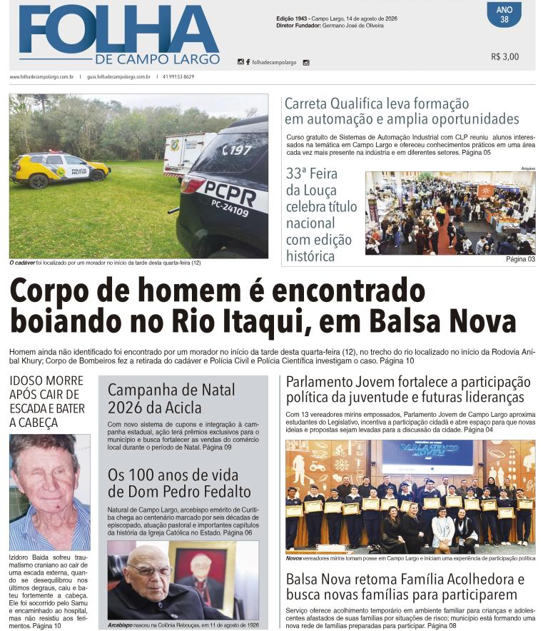  - Folha de Campo Largo