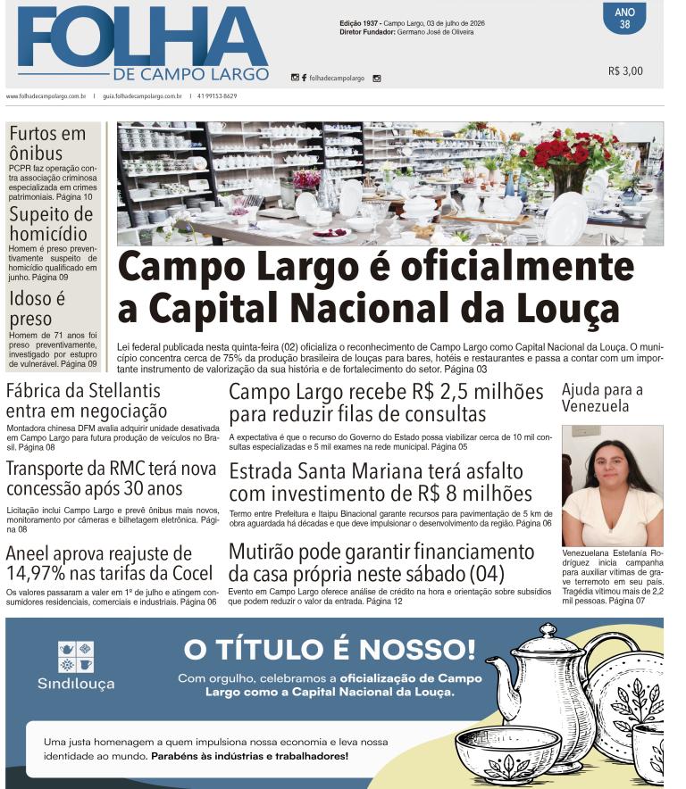  - Folha de Campo Largo