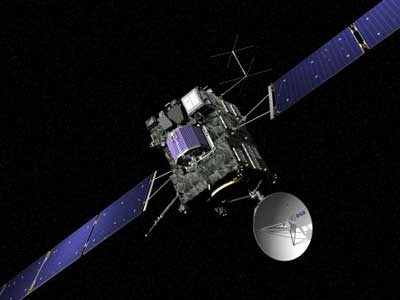 Sonda Rosetta sobrevoa a Terra 