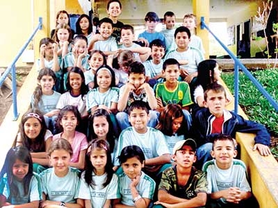 Alunos da Escola Municipal 1º de Maio 