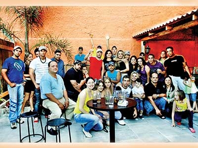 Empresas realizam confraternização