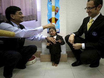 Nepalês o homem mais baixo do mundo