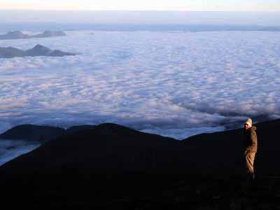 Curtir o frio entre as montanhas