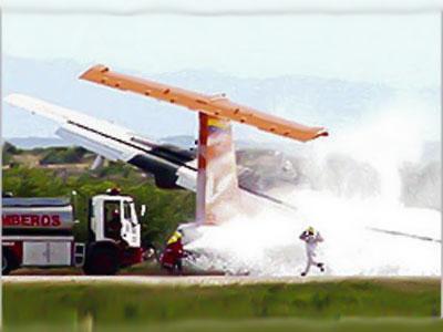 Queda de avião