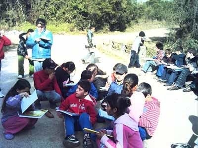 Alunos aprendem sobre preservação  ambiental 