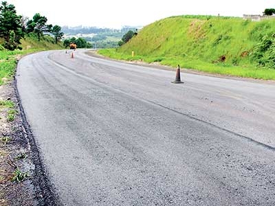 Obras de recuperação da rodovia PR 423