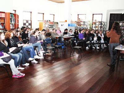 Palestra sobre livros 