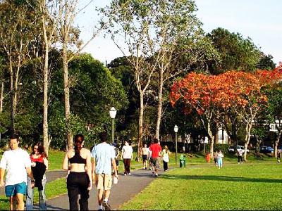 Parques lotados 