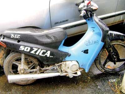 Moto apreendida