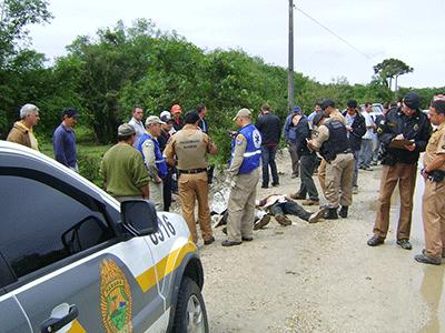 Assaltante morto em Balsa Nova é identificado