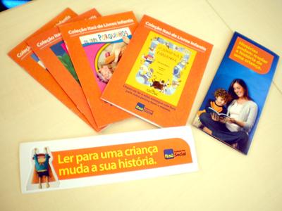 Itaú doa coleção de livros Infantis para creches do Município