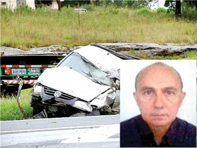 Comerciante morre ao capotar caminhonete