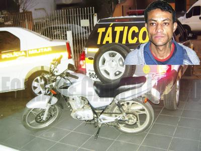 Suspeito de assaltos é preso pela PM