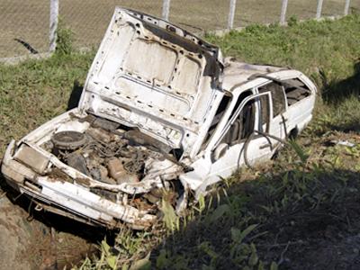 Motorista ferido em capotamento 