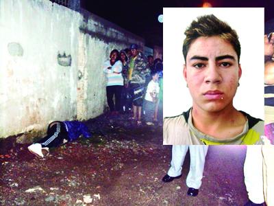 Executado com um tiro no peito e golpes de facão na cabeça