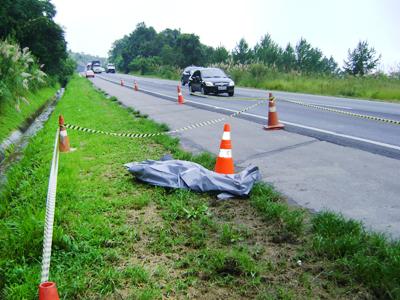 Desconhecido é atropelado e morto na 277