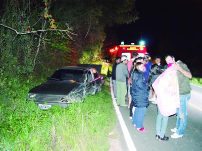 Três feridos em acidente no São Caetano