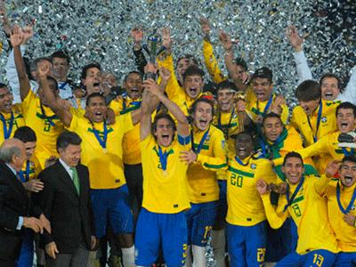 Seleção Brasileira faz a festa na Colômbia