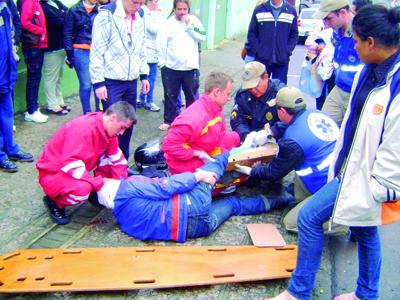 Motorista fura preferencial e provoca acidente