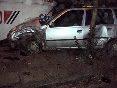 Motorista ferido em acidente no Bom Jesus