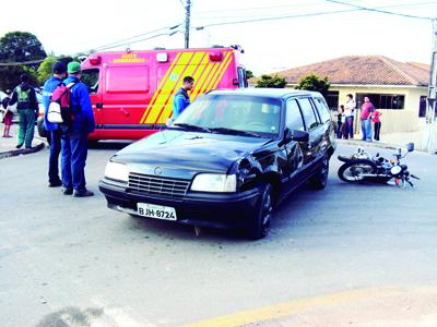 Homem ferido em grave acidente