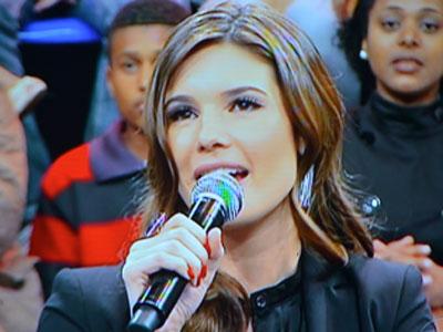 A Campolarguense Ana Gequelin  no Faustão