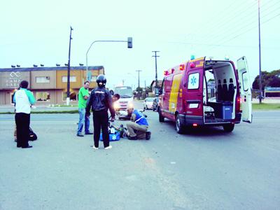  Homem gravemente ferido em acidente