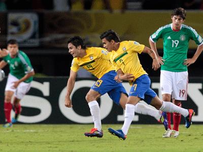 Com dois gols de Henrique, Brasil vence México e vai à final do Mundial Sub-20