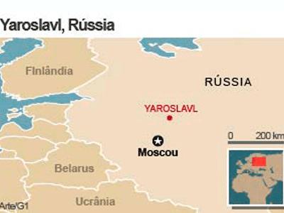 Avião russo cai e mata equipe de hóquei no gelo do Lokomotiv