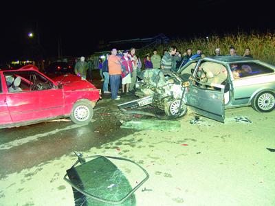 Grave acidente na Estrada de Bateias