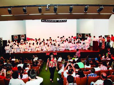 Karate-do  da Academia Naja realiza Exame de Faixas