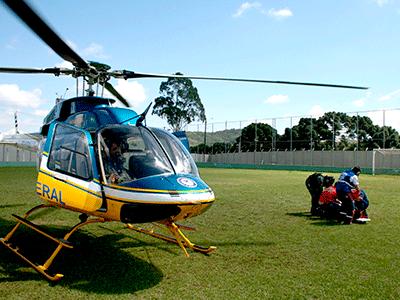 Baleado é trazido para Campo Largo