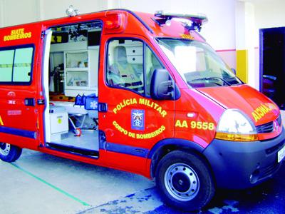 Corpo de Bombeiros ganha nova ambulância