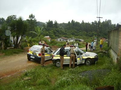 Servente é morto com tiro nas costas