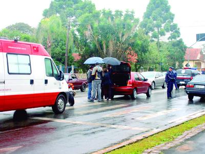 Samu socorre motoqueiro na Natal Pigatto