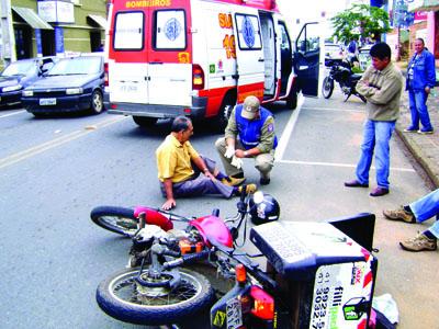 Aposentado atropelado na Xavier da Silva