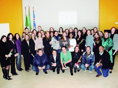 Turma de Secretaria Escolar do Profuncionário comemora diploma